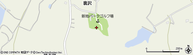 福島県新地町（相馬郡）駒ケ嶺（裏沢）周辺の地図