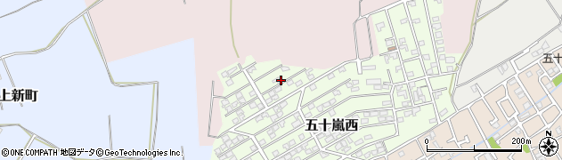 新潟県新潟市西区五十嵐西18周辺の地図