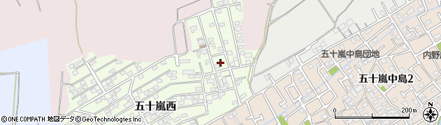 新潟県新潟市西区五十嵐西7周辺の地図