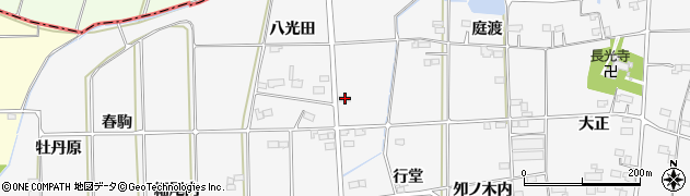 福島県伊達市梁川町二野袋八光田39周辺の地図