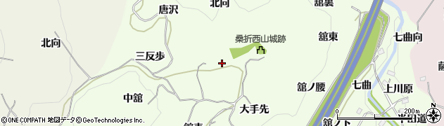 福島県桑折町（伊達郡）万正寺（本丸）周辺の地図