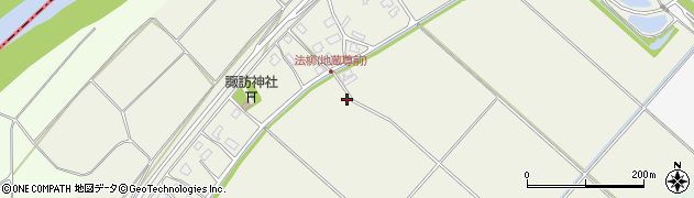 新潟県阿賀野市法柳121周辺の地図