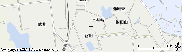 福島県新地町（相馬郡）今泉（宮田）周辺の地図