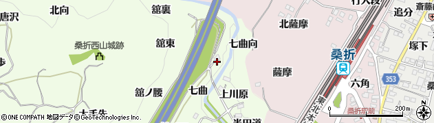 福島県桑折町（伊達郡）万正寺（石薬師）周辺の地図