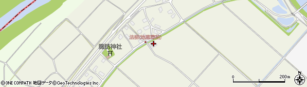 新潟県阿賀野市法柳723周辺の地図