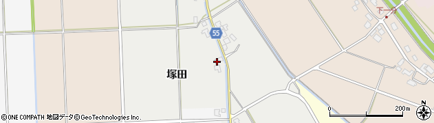 新潟県阿賀野市塚田179周辺の地図