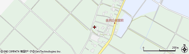 新潟県阿賀野市金渕周辺の地図