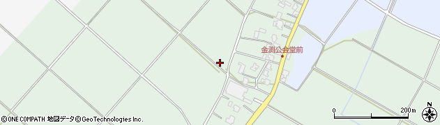 新潟県阿賀野市金渕（甲）周辺の地図