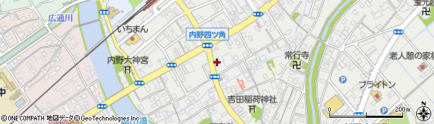 新潟県新潟市西区内野町1052周辺の地図