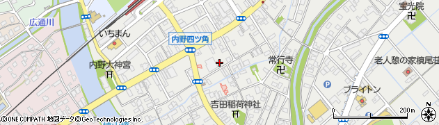 新潟県新潟市西区内野町1030周辺の地図
