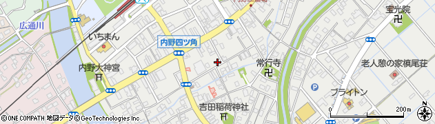新潟県新潟市西区内野町1024周辺の地図
