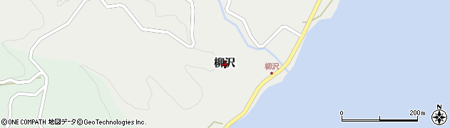 新潟県佐渡市柳沢周辺の地図