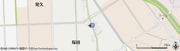 新潟県阿賀野市塚田172周辺の地図