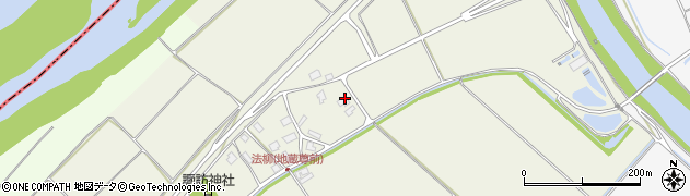 新潟県阿賀野市法柳1105周辺の地図