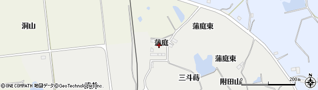 福島県相馬郡新地町今泉蒲庭周辺の地図