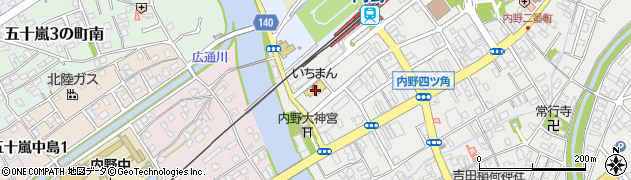 新潟県新潟市西区内野町480周辺の地図