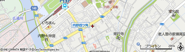 新潟県新潟市西区内野町1025周辺の地図