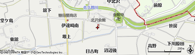 福島県桑折町（伊達郡）伊達崎（南）周辺の地図