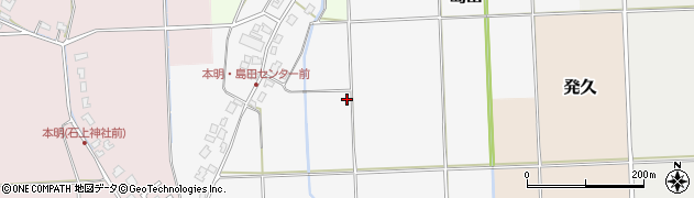 新潟県阿賀野市島田周辺の地図