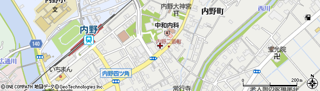 新潟県新潟市西区内野町592周辺の地図