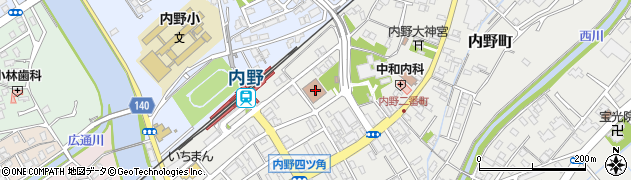 新潟県新潟市西区内野町413周辺の地図