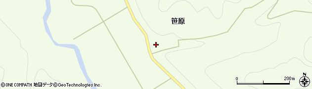 山形県米沢市小野川町（笹原）周辺の地図