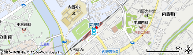 内野駅周辺の地図