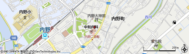 新潟県新潟市西区内野町608周辺の地図