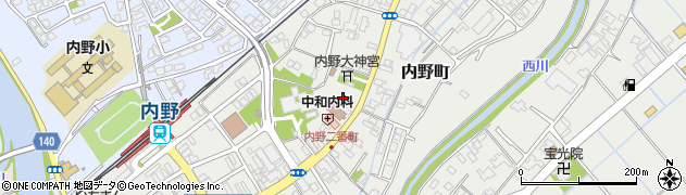 新潟県新潟市西区内野町613周辺の地図
