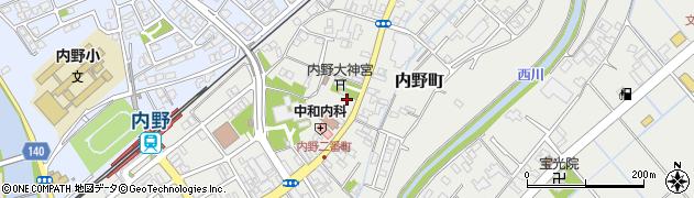 新潟県新潟市西区内野町616周辺の地図