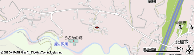 福島県桑折町（伊達郡）南半田（窪）周辺の地図