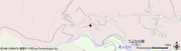 福島県桑折町（伊達郡）南半田（明神堂）周辺の地図