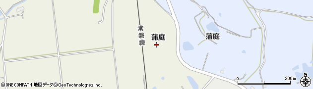 福島県相馬郡新地町駒ケ嶺蒲庭周辺の地図