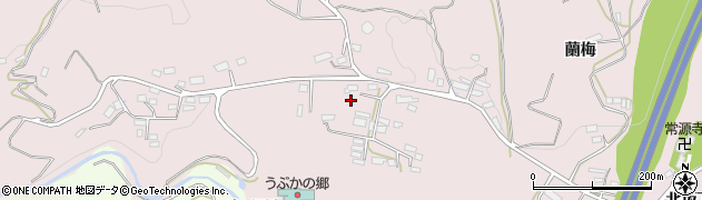 福島県桑折町（伊達郡）南半田（窪角）周辺の地図