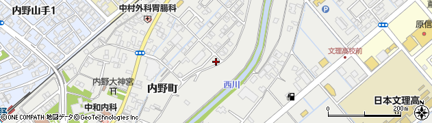 新潟県新潟市西区内野町852周辺の地図