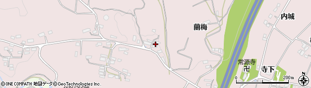 福島県桑折町（伊達郡）南半田（鍛治屋沢）周辺の地図