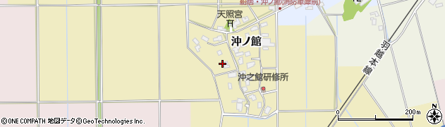 新潟県阿賀野市沖ノ館周辺の地図