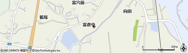 福島県新地町（相馬郡）駒ケ嶺（富倉中）周辺の地図