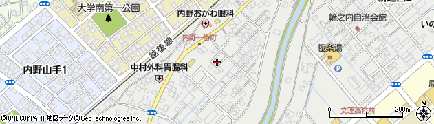 新潟県新潟市西区内野町836周辺の地図