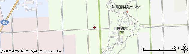 新潟県阿賀野市沖周辺の地図