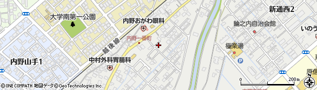 新潟県新潟市西区内野町823周辺の地図