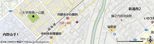 新潟県新潟市西区内野町820周辺の地図
