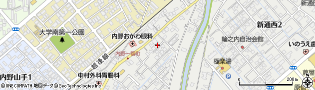 新潟県新潟市西区内野町818周辺の地図