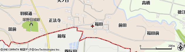 福島県伊達郡国見町塚野目福田36周辺の地図