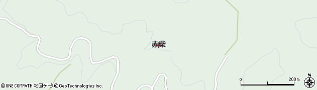 福島県伊達市梁川町山舟生（赤柴）周辺の地図
