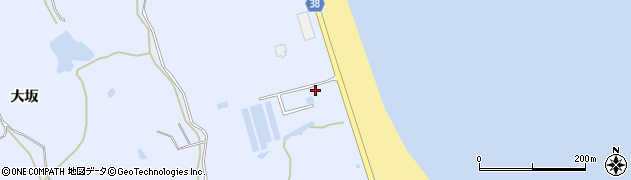 福島県新地町（相馬郡）大戸浜（北中磯塩入）周辺の地図