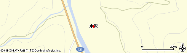 山形県米沢市入田沢（水沢）周辺の地図