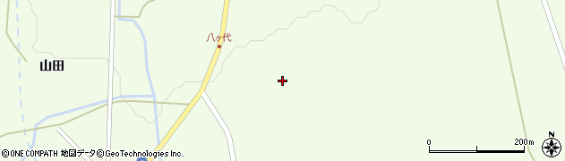 山形県米沢市李山八ケ代周辺の地図