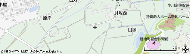 福島県新地町（相馬郡）小川（貝塚西）周辺の地図