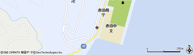 新潟県佐渡市赤泊2164周辺の地図
